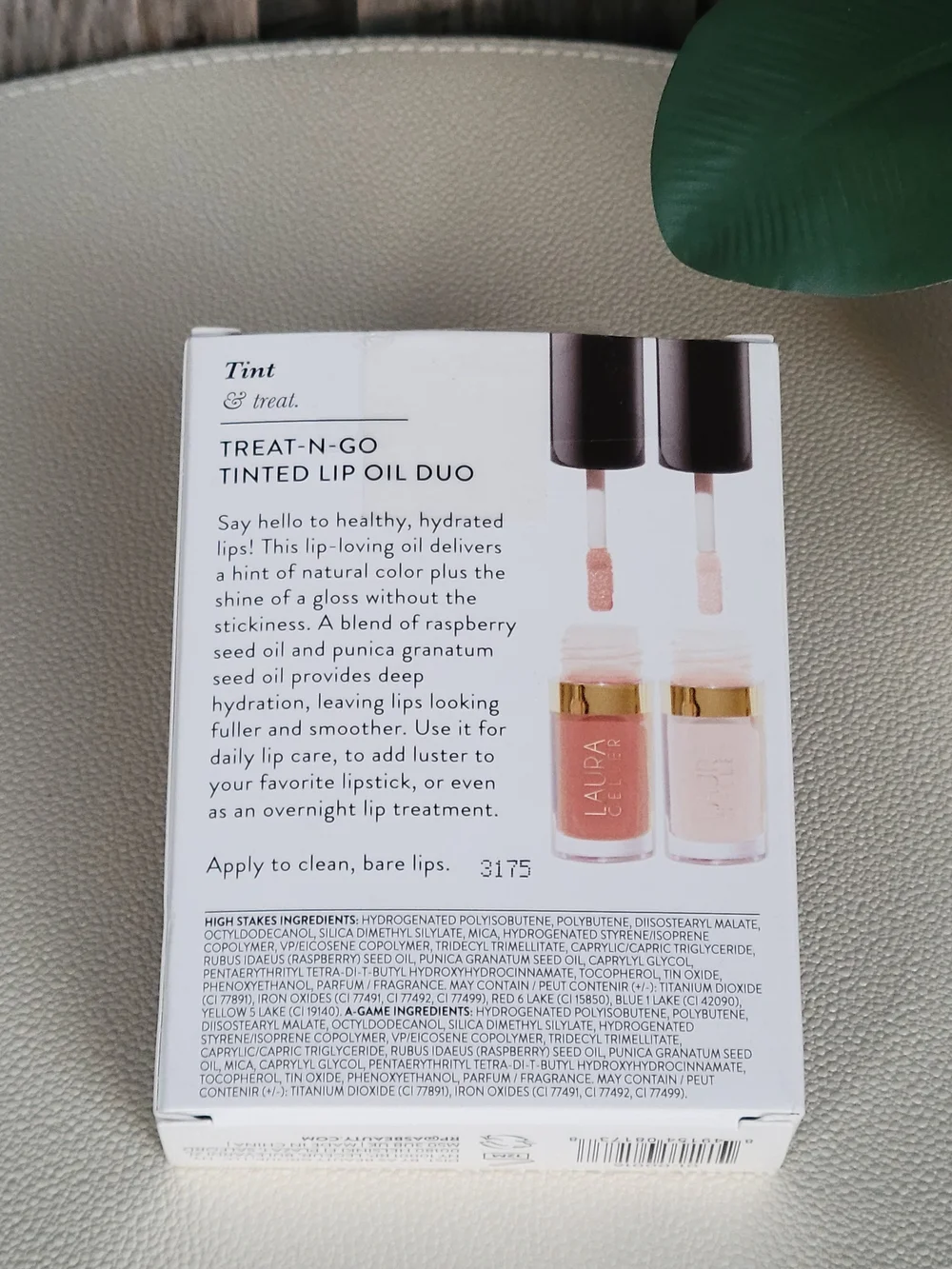 Laura Geller Tinted Lip Oil Duo - High Stakes & A-Game